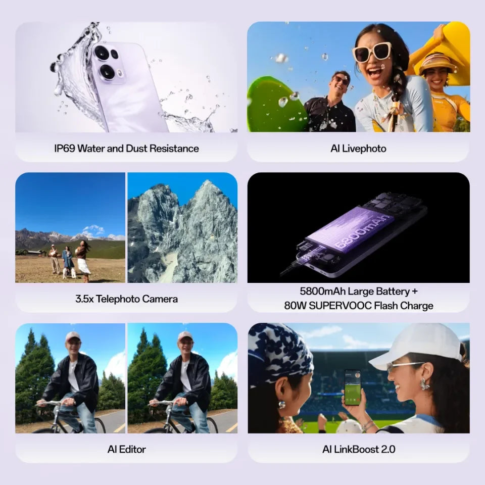 New Launch: OPPO Reno16 F | 8GB RAM + 256GB ROM (Get Free Gift Earbuds)