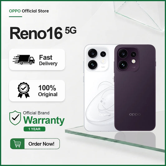 New Launch: OPPO Reno16 F | 8GB RAM + 256GB ROM (Get Free Gift Earbuds)