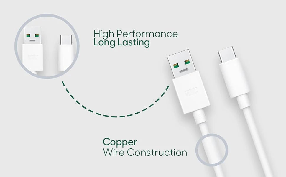 OPPO Fast Charging VOOC USB Type C Cable