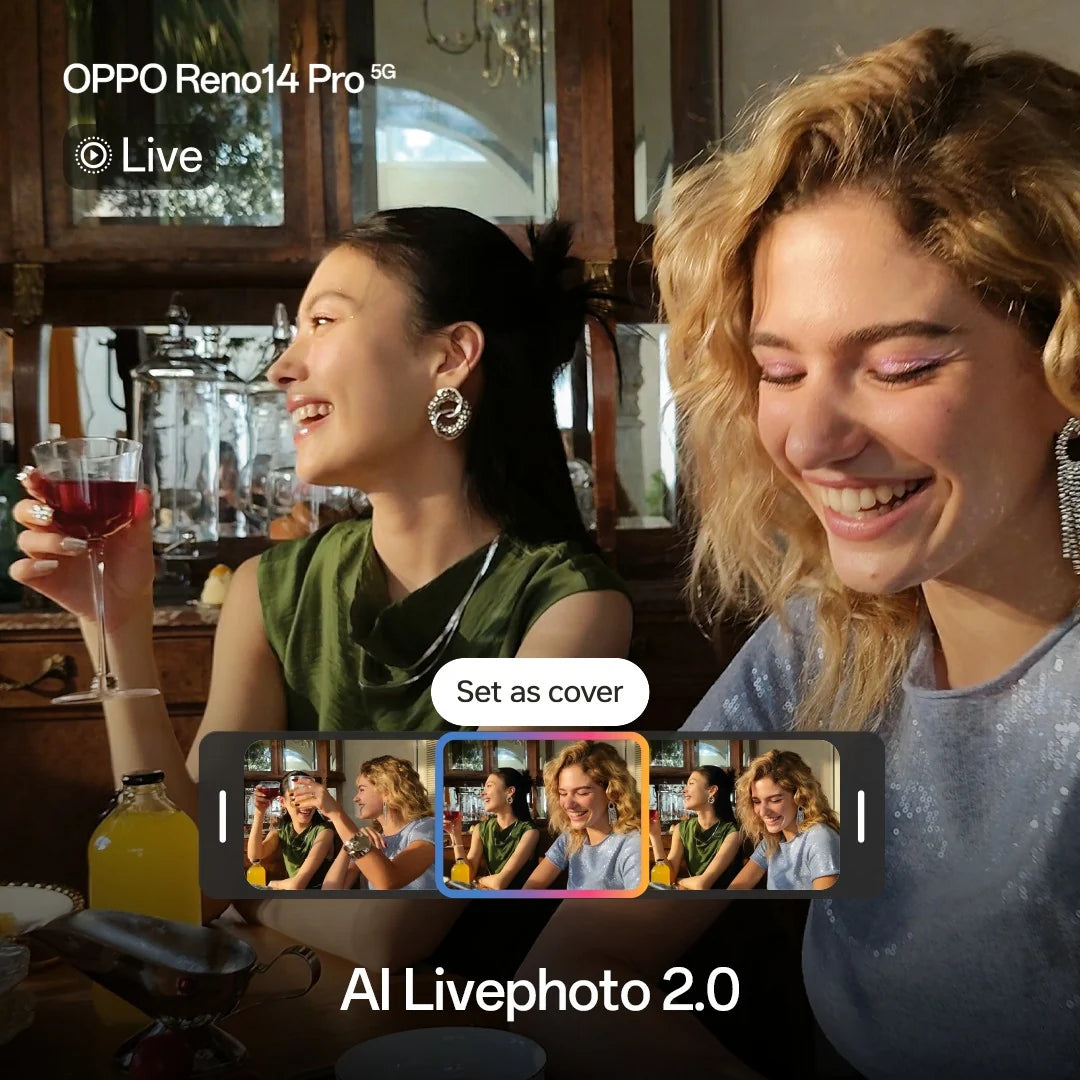 OPPO Reno16 F | 8GB RAM + 256GB ROM (Get Free Gift Earbuds)